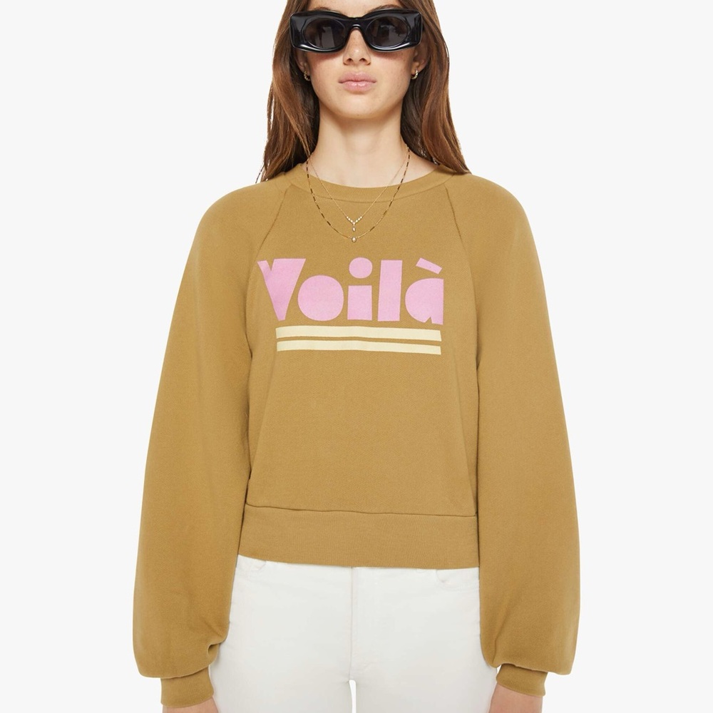 MOTHER The Racer Seam Pullover- Locked & Loaded Sweatshirt